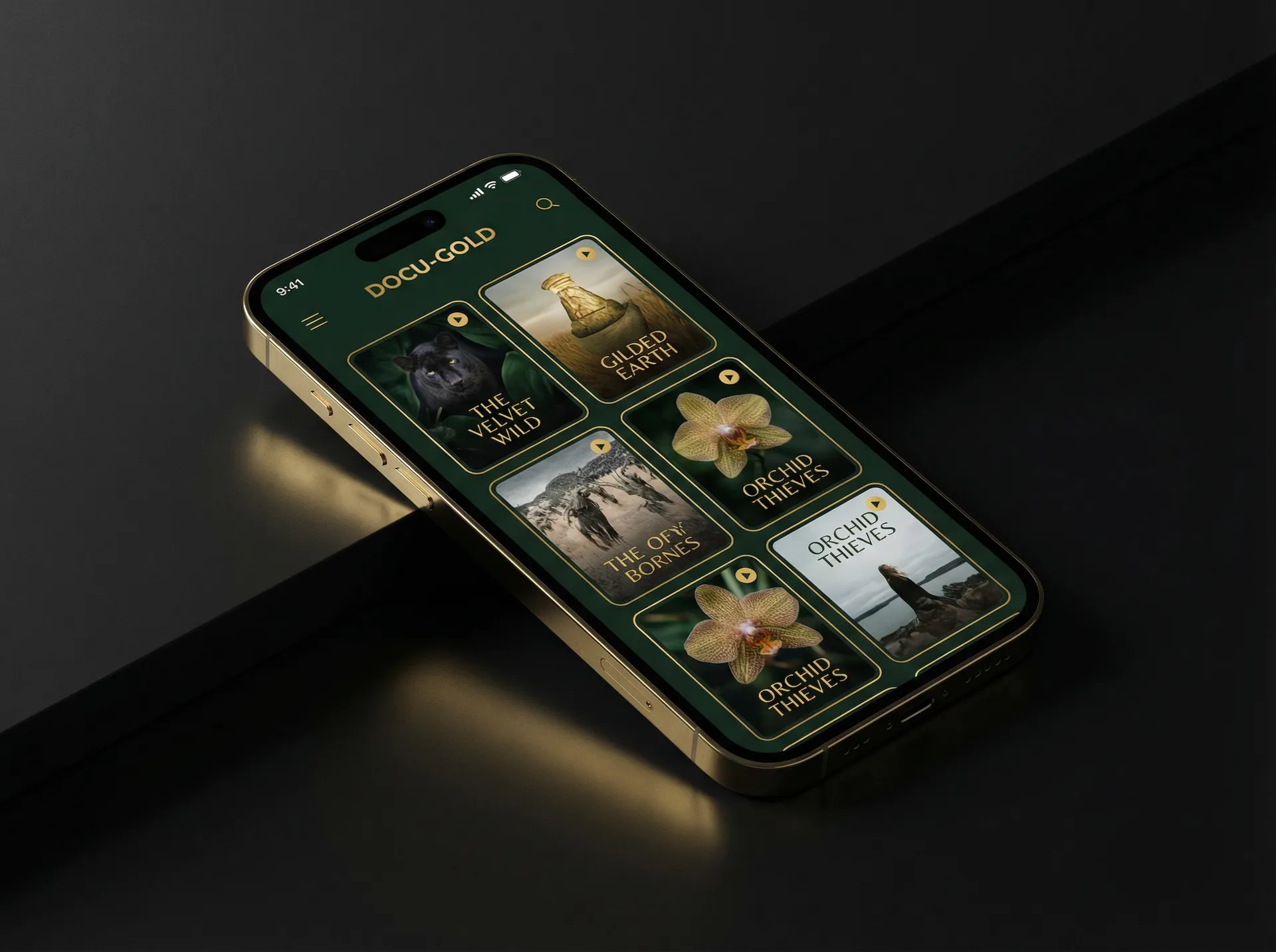 神秘视频 App界面展示